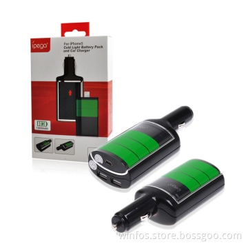 Winfos, Cold Light Battery Pack and Car Charger for iPhone